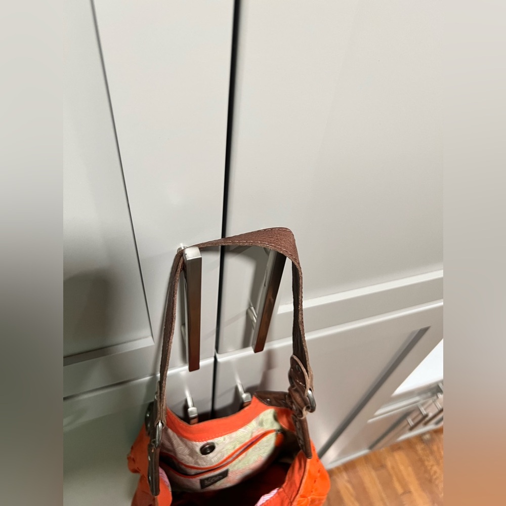 The Sak Orange Leather Shoulder Bag - Picture 11 of 11